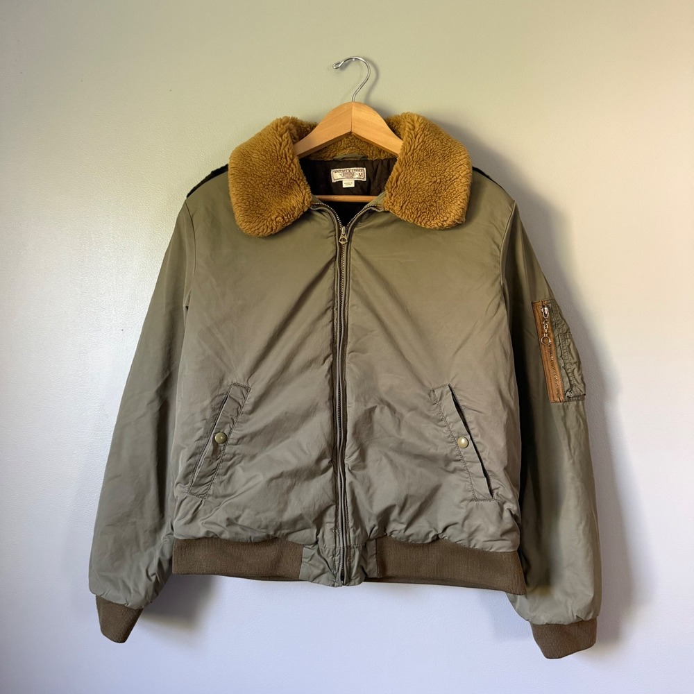 Wallace & Barnes By J.Crew Bomber Flight Jacket Medium